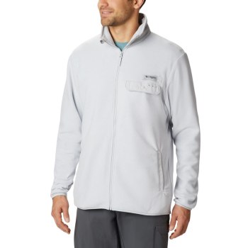 Columbia Jas Heren, Harborside II Fleece Full Zip Grijs, 68NQVDCIM